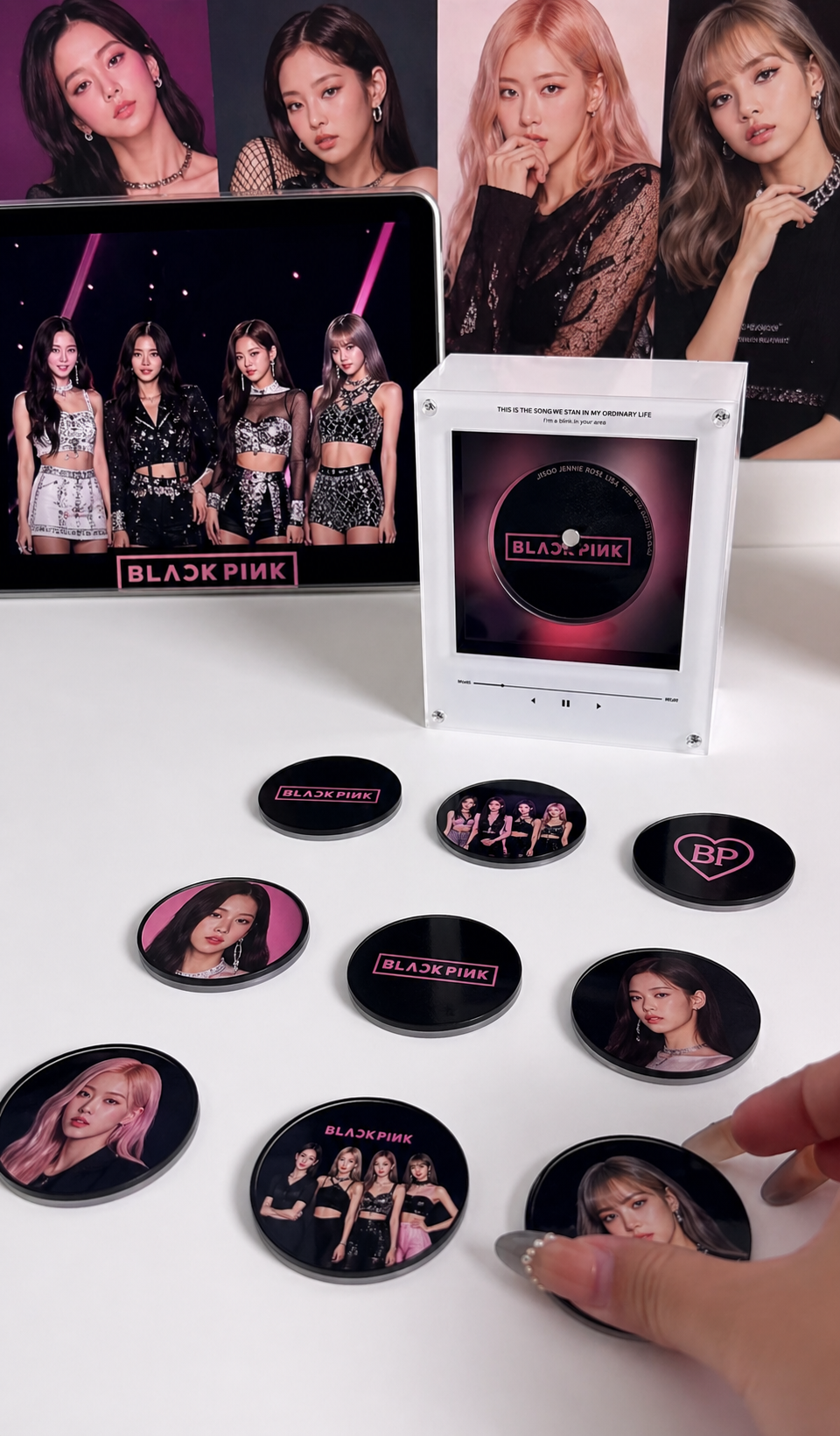 Vinyl (Black Pink) Music Box