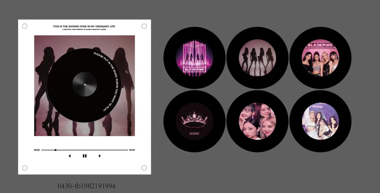 Vinyl (Black Pink) Music Box